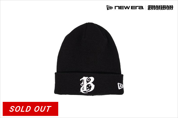 NEW ERA×BRAHMAN  B LOGO BASIC CUFF KNIT