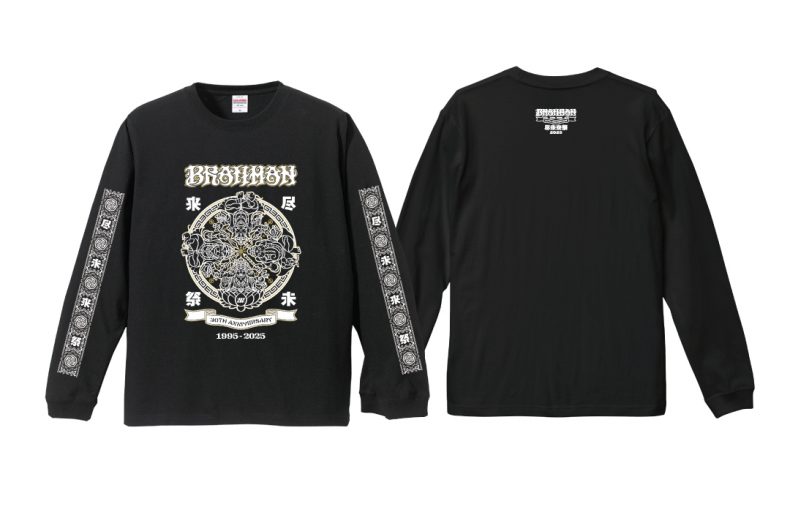 BRAHMAN 尽未来祭 LONG SLEEVE T-SHIRTS / BLACK