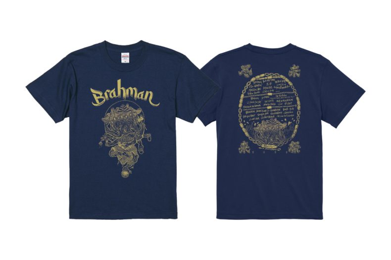 BRAHMAN 尽未来祭 T-SHIRTS C / INDIGO